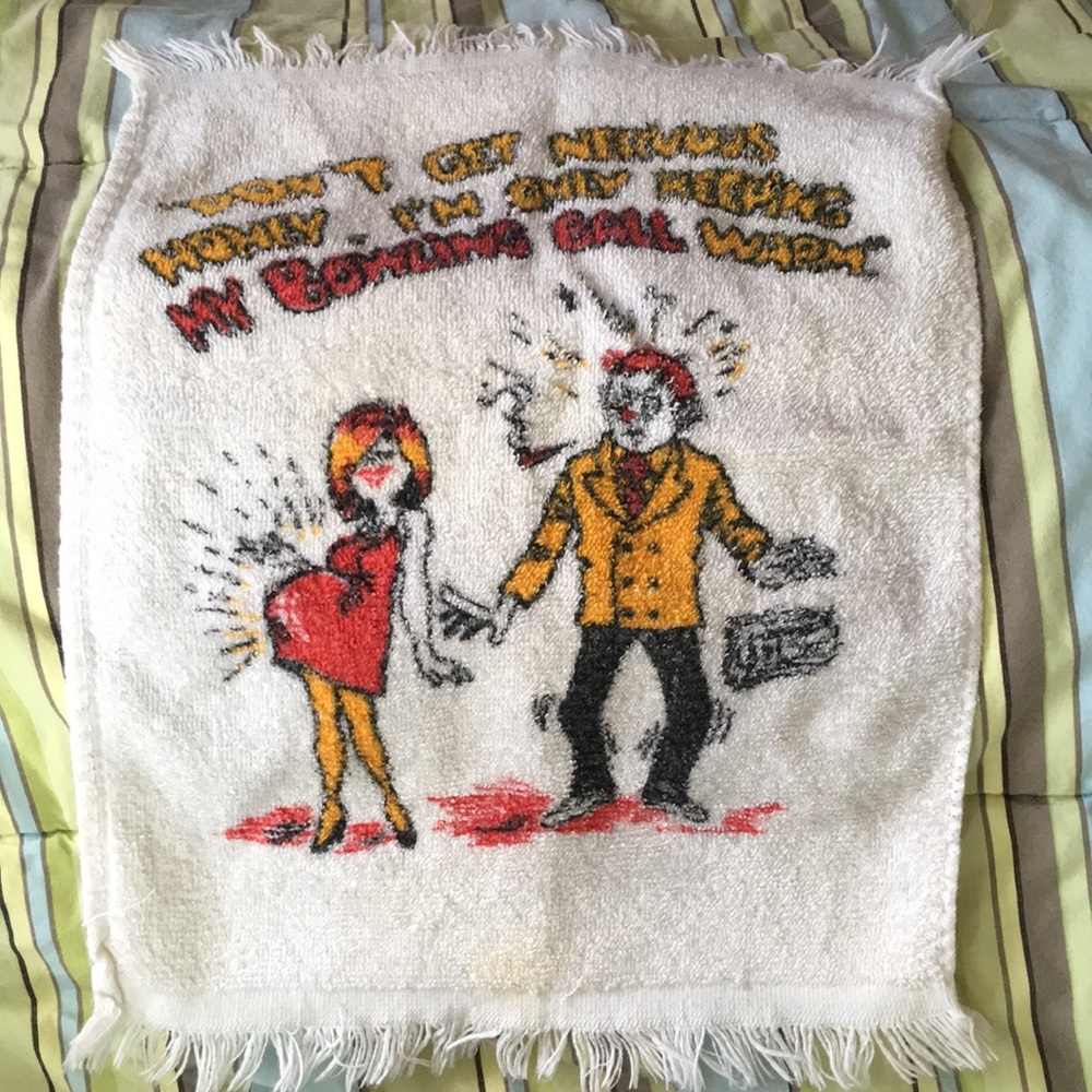 Vintage Bowling Towel!